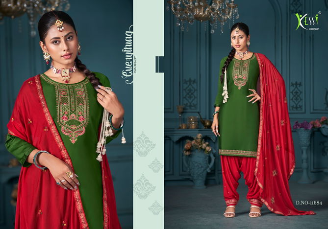 Patiala House Vol 99 By Kessi Heavy Cotton Silk Punjabi Dress Material Wholesale Shop In Surat